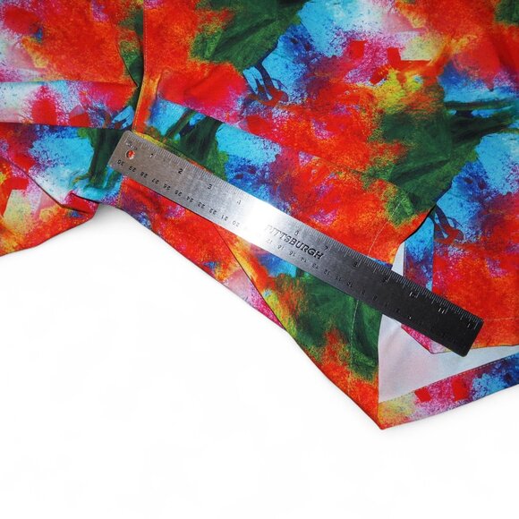 Hreski Colorful Paint Splatters Golf Shorts Men's 44 Multicolor 184 - Picture 7 of 7